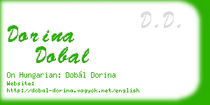 dorina dobal business card